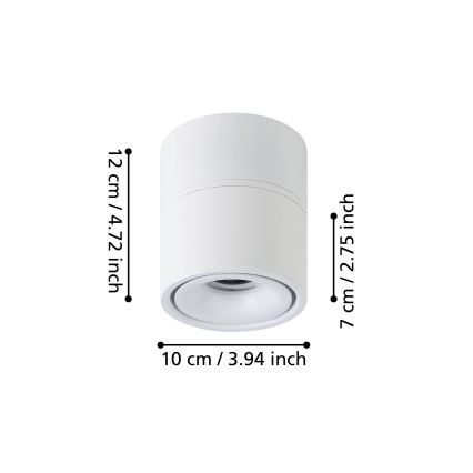Eglo - LED Oświetlenie punktowe LED/8W/230V 3000K białe