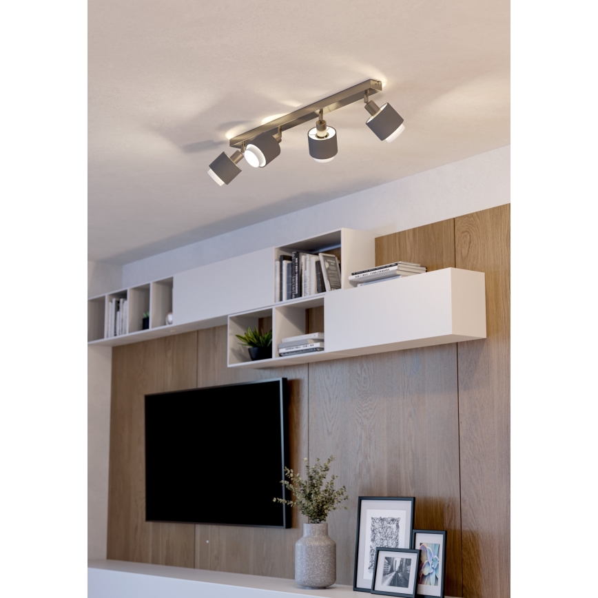 Eglo - Oświetlenie punktowe 4xE14/7,5W/230V
