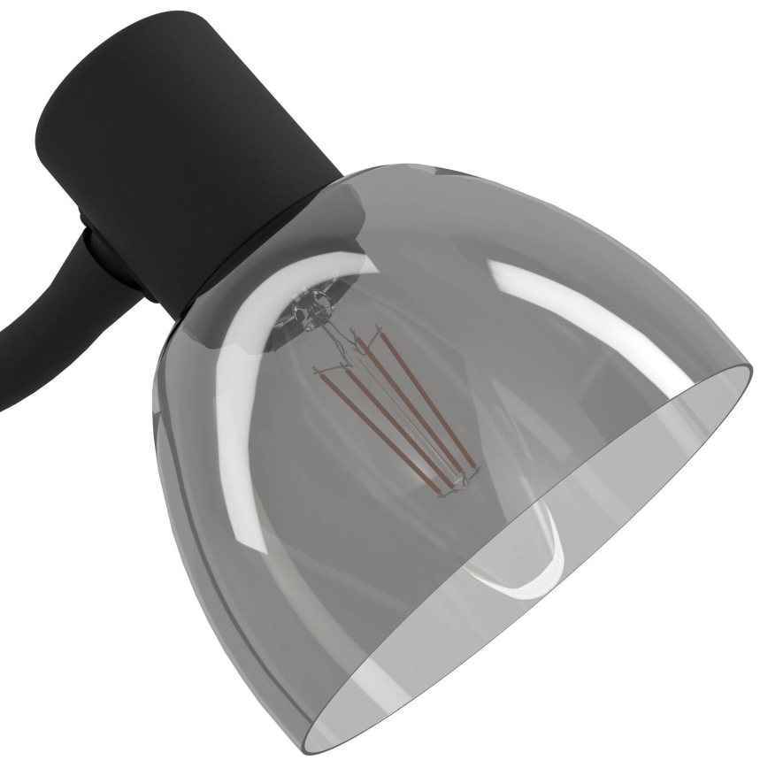 Eglo - Lampa stołowa 1xE14/25W/230V zl./czarne