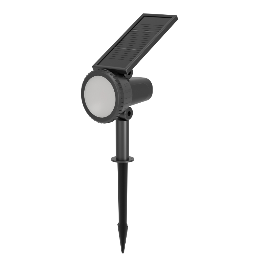 Eglo - LED RGBW ściemnialna lampa solarna LED/3W/4,5V IP44 czarna + zdalne sterowanie