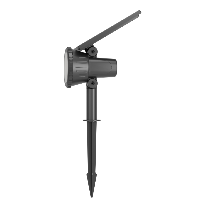 Eglo - LED RGBW ściemnialna lampa solarna LED/3W/4,5V IP44 czarna + zdalne sterowanie