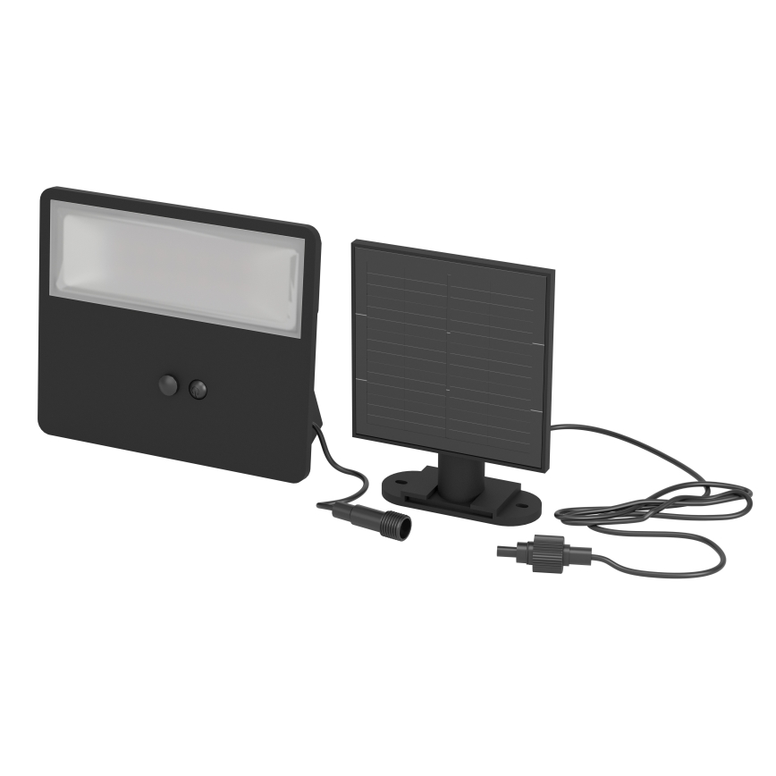 Eglo - LED solarny kinkiet z czujnikiem LED/6,7W/3,7V 2400 mAh IP44 czarny