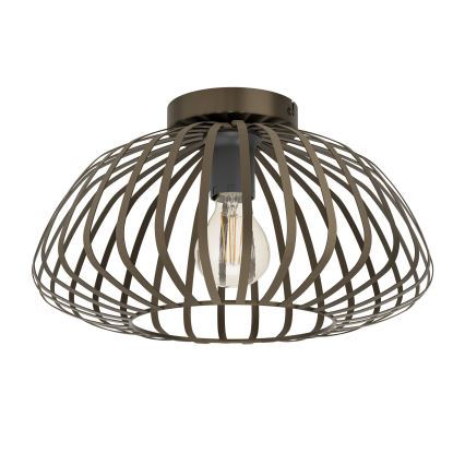 Eglo - Lampa sufitowa 1xE27/40W/230V, śr. 38,5 cm, brązowa