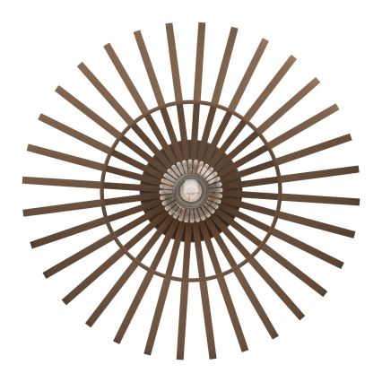 Eglo - Lampa sufitowa 1xE27/40W/230V, śr. 38,5 cm, brązowa