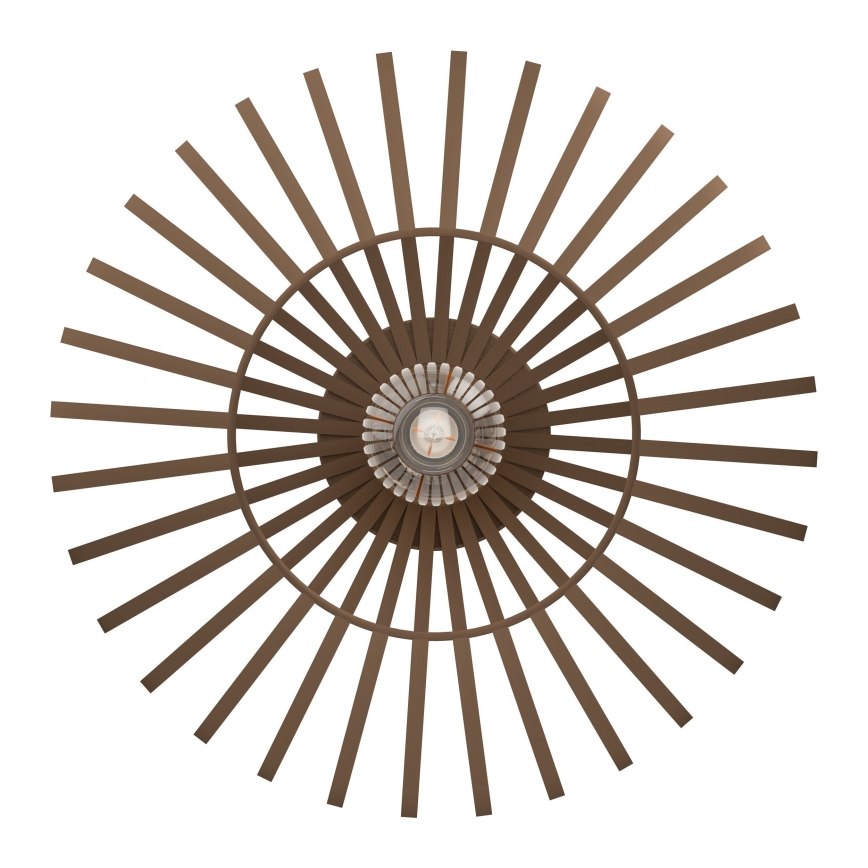 Eglo - Lampa sufitowa 1xE27/40W/230V, śr. 38,5 cm, brązowa