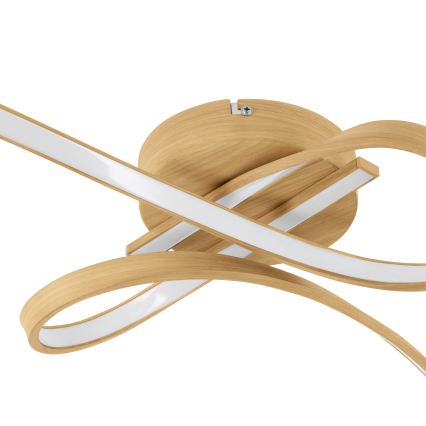 Eglo - Lampa sufitowa LED/20,5W/230V brązowa