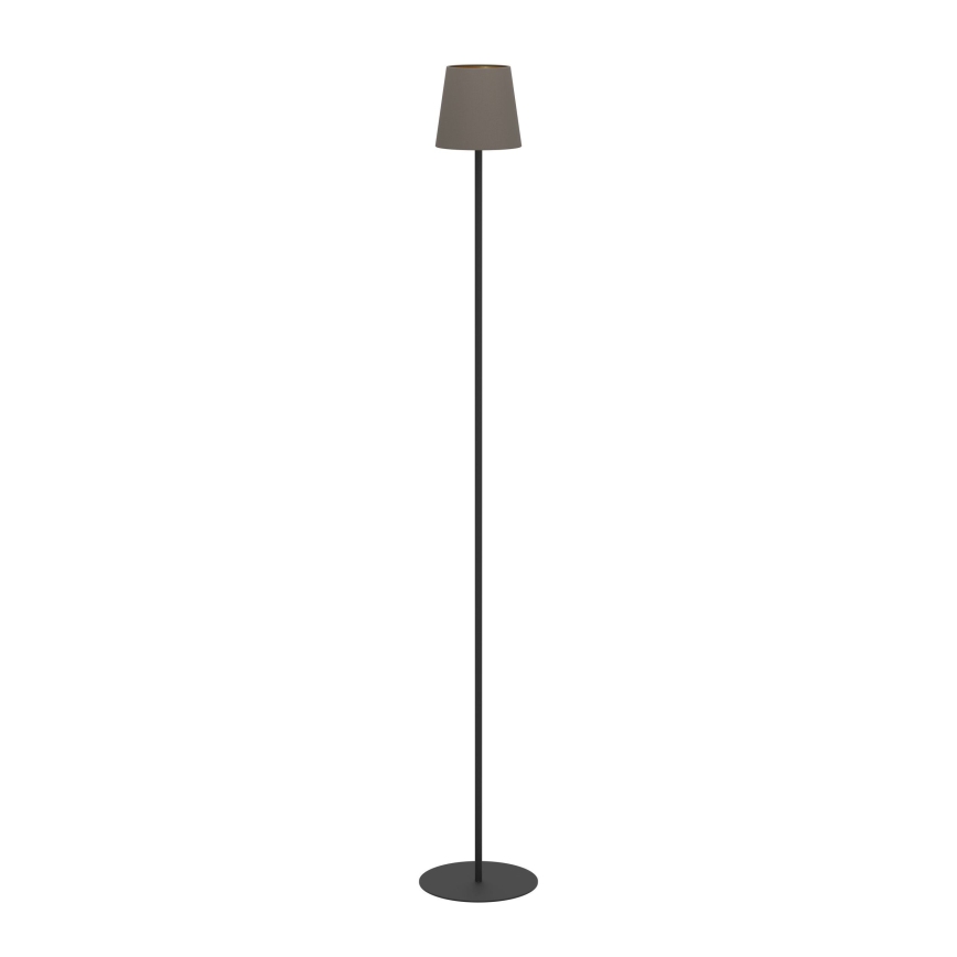 Eglo - Lampa stojąca 1xE14/7,5W/230V czarna/brązowa