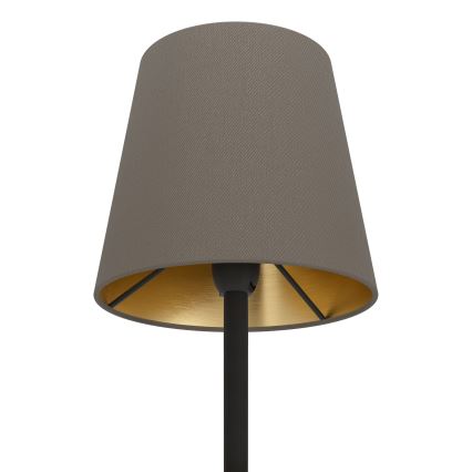 Eglo - Lampa stojąca 1xE14/7,5W/230V czarna/brązowa