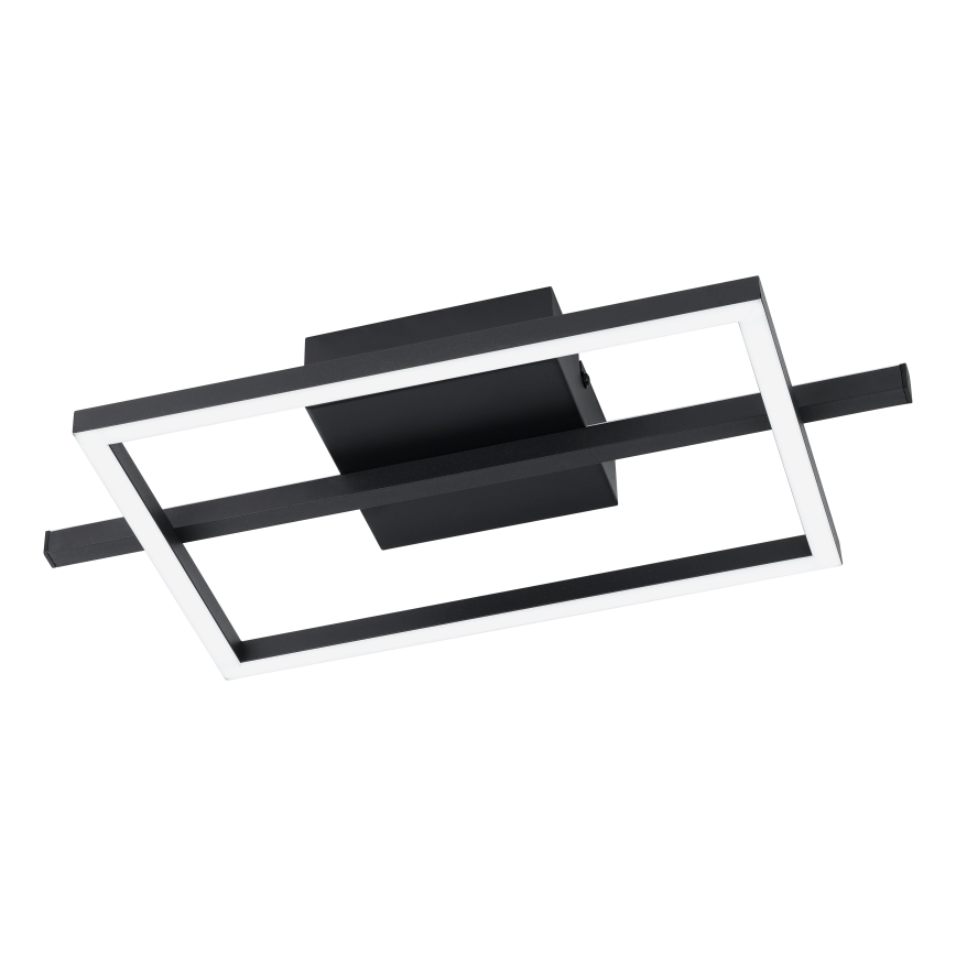 Eglo - LED RGBW Ściemnialny plafon LED/17W/230V 2700-6500K czarne + pilot zdalnego sterowania