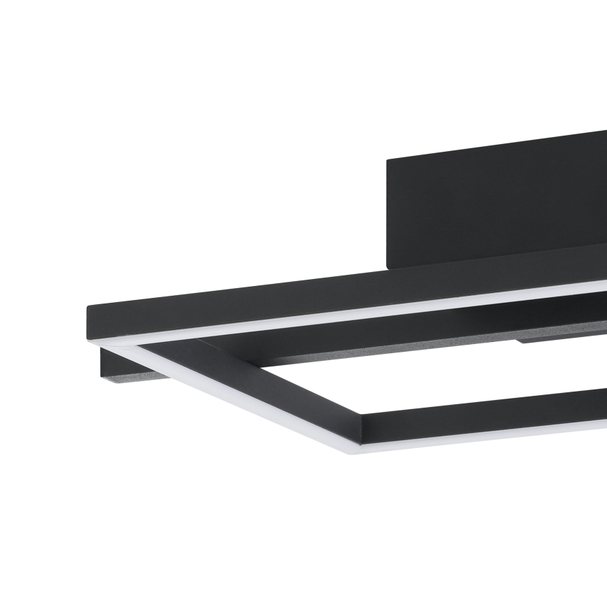 Eglo - LED RGBW Ściemnialny plafon LED/17W/230V 2700-6500K czarne + pilot zdalnego sterowania