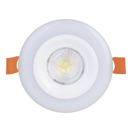Eglo - ZESTAW 3xLED RGBW Ściemnialna łazienkowa oprawa wpuszczana 3xLED/3,8W/230V 2700-6500K IP44 + zdalne sterowanie