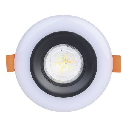 Eglo - ZESTAW 3x LED RGBW ściemnialne wpuszczane oprawy sufitowe do łazienki LED/3,8W/230V 2700-6500K IP44 + pilot zdalnego sterowania