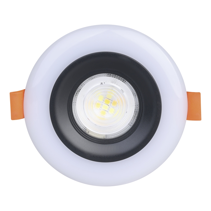 Eglo - ZESTAW 3x LED RGBW ściemnialne wpuszczane oprawy sufitowe do łazienki LED/3,8W/230V 2700-6500K IP44 + pilot zdalnego sterowania