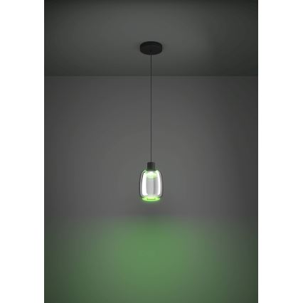 Eglo - LED RGBW Ściemnialny żyrandol na lince LED/3,7W/230V 2700-6500K czarne ZigBee