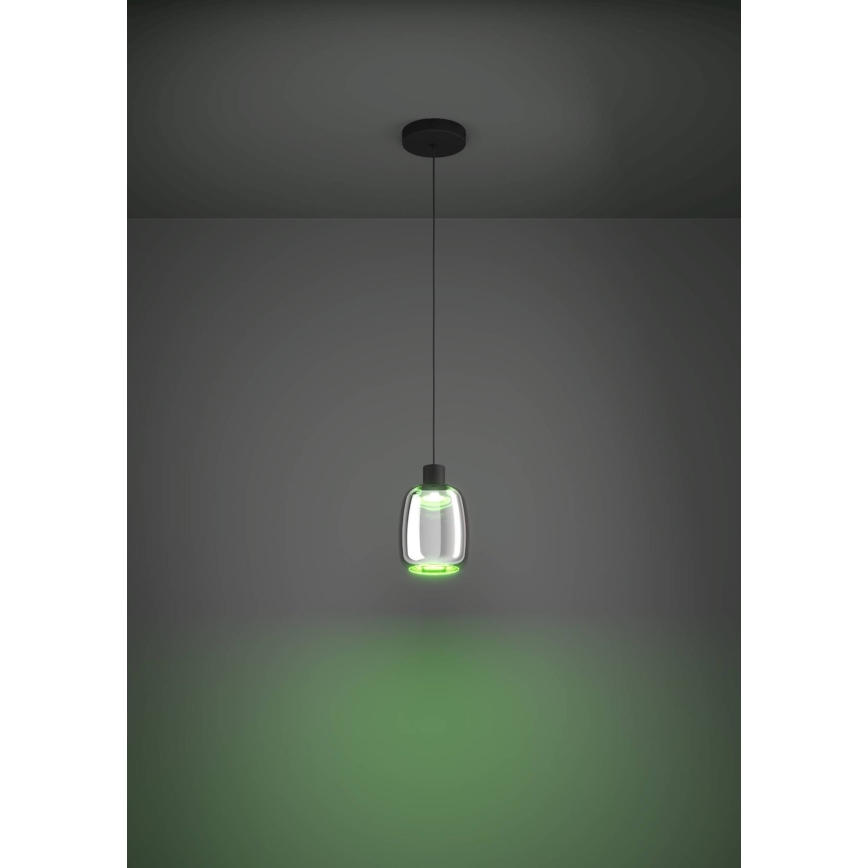 Eglo - LED RGBW Ściemnialny żyrandol na lince LED/3,7W/230V 2700-6500K czarne ZigBee