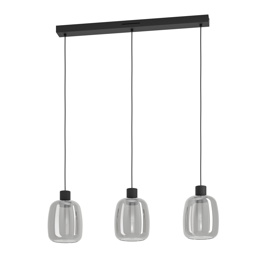 Eglo - LED RGBW Ściemnialny żyrandol na lince 3xLED/3,7W/230V 2700-6500K szare