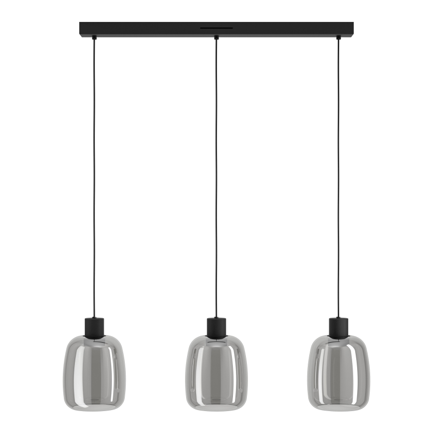 Eglo - LED RGBW Ściemnialny żyrandol na lince 3xLED/3,7W/230V 2700-6500K szare