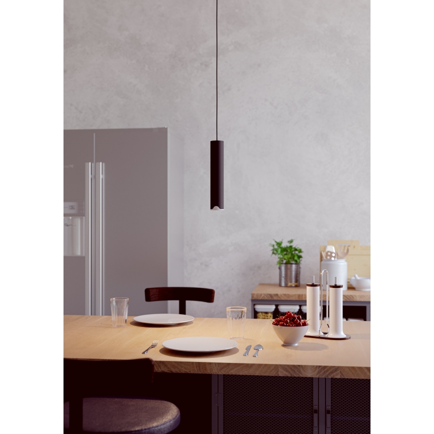 Eglo - LED RGBW Ściemnialny żyrandol na lince LED/3,7W/230V 2700-6500K czarne