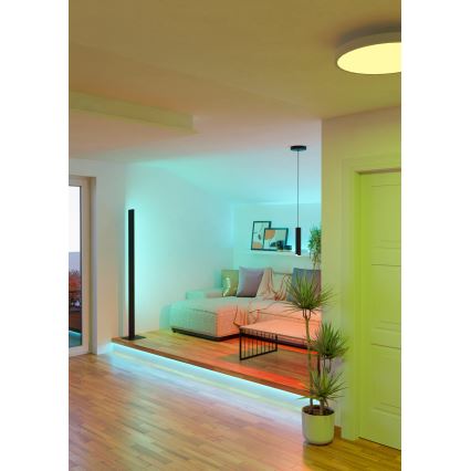 Eglo - LED RGBW Ściemnialny żyrandol na lince LED/3,7W/230V 2700-6500K czarne