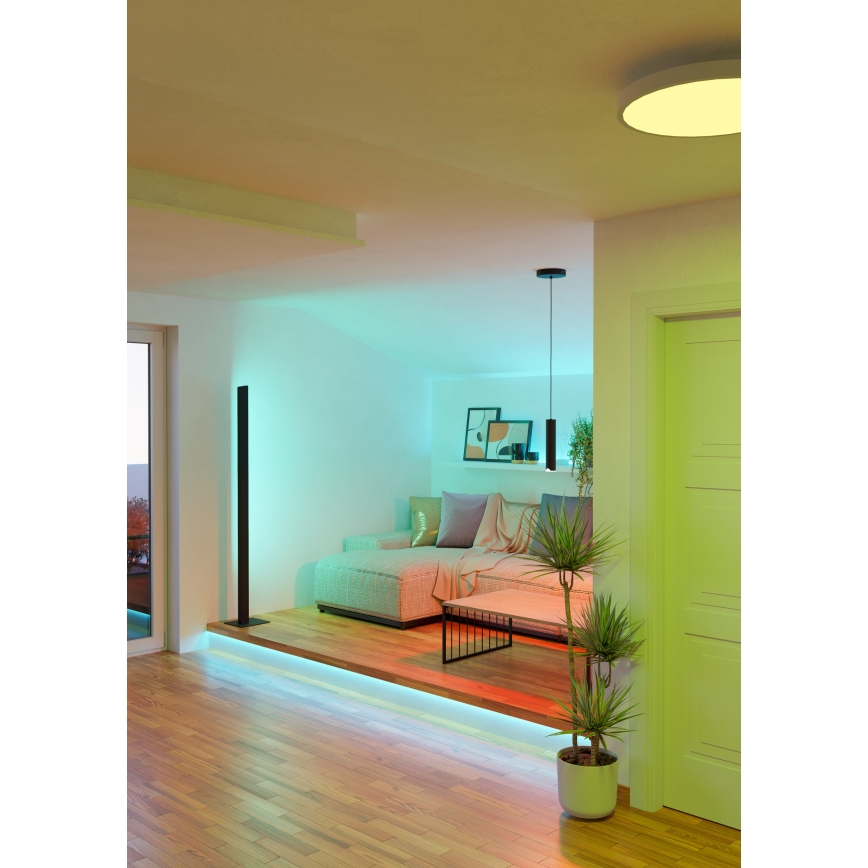Eglo - LED RGBW Ściemnialny żyrandol na lince LED/3,7W/230V 2700-6500K czarne