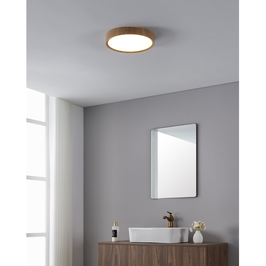 Eglo - LED Plafon łazienkowy LED/14,6W/230V IP44 beżowy