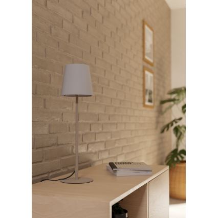 Eglo - Lampa stołowa 1xE14/40W/230V kremowa/biała