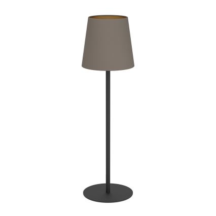 Eglo - Lampa stołowa 1xE14/40W/230V czarna/brązowa