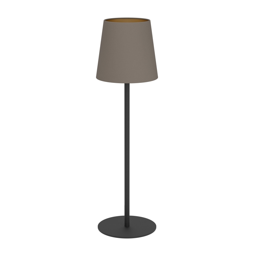 Eglo - Lampa stołowa 1xE14/40W/230V czarna/brązowa