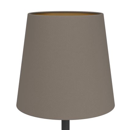 Eglo - Lampa stołowa 1xE14/40W/230V czarna/brązowa
