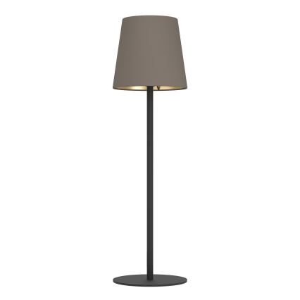 Eglo - Lampa stołowa 1xE14/40W/230V czarna/brązowa