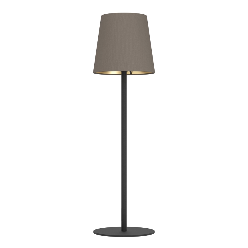 Eglo - Lampa stołowa 1xE14/40W/230V czarna/brązowa