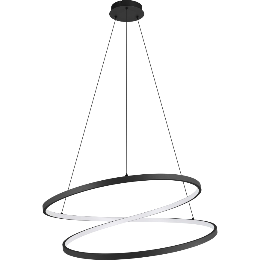 Eglo - LED Żyrandol na lince LED/42W/230V 3000K czarne