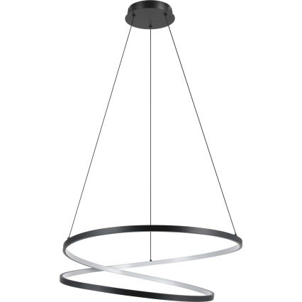 Eglo - LED Żyrandol na lince LED/42W/230V 3000K czarne