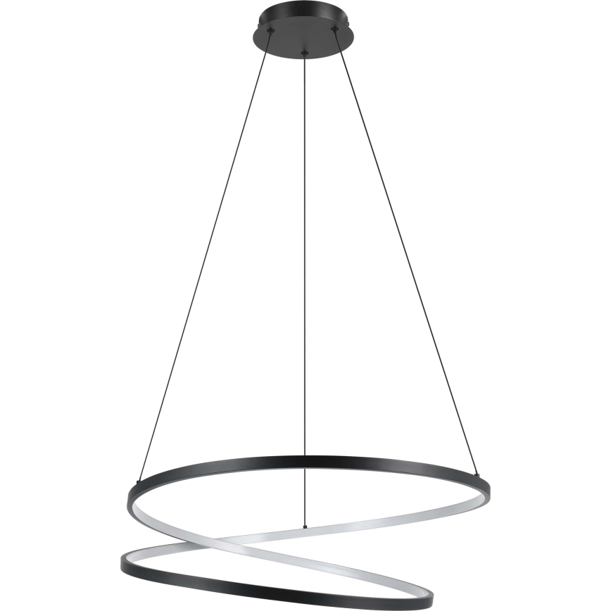 Eglo - LED Żyrandol na lince LED/42W/230V 3000K czarne