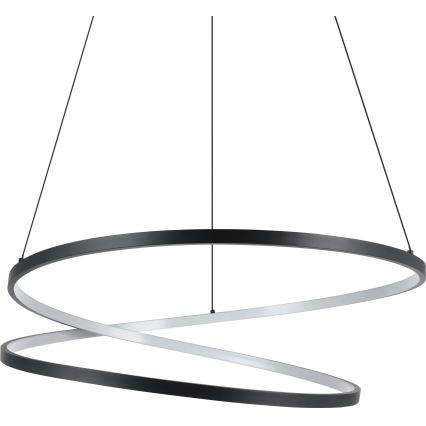 Eglo - LED Żyrandol na lince LED/42W/230V 3000K czarne