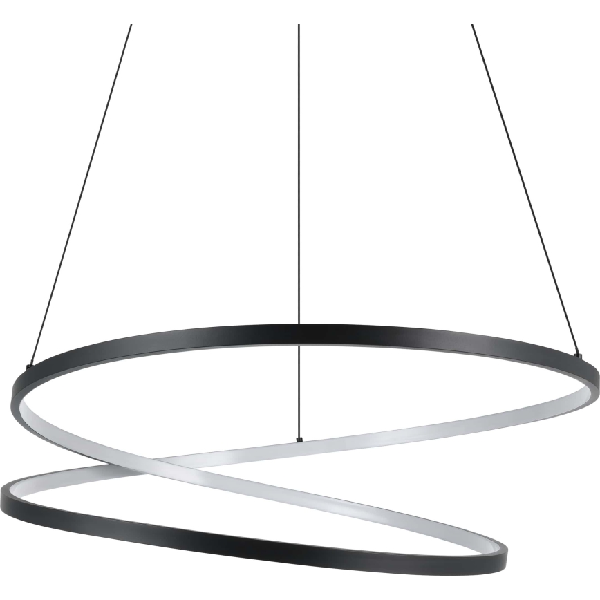 Eglo - LED Żyrandol na lince LED/42W/230V 3000K czarne