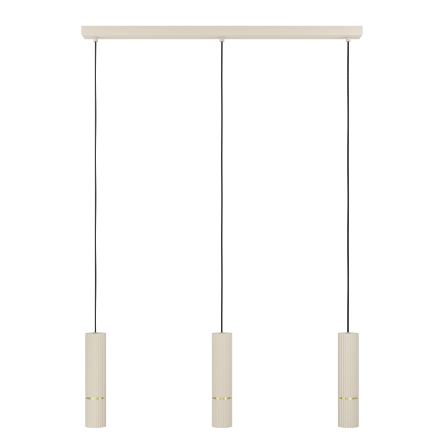 Eglo - LED Żyrandol na lince 3xGU10/5W/230V 3000K beżowe