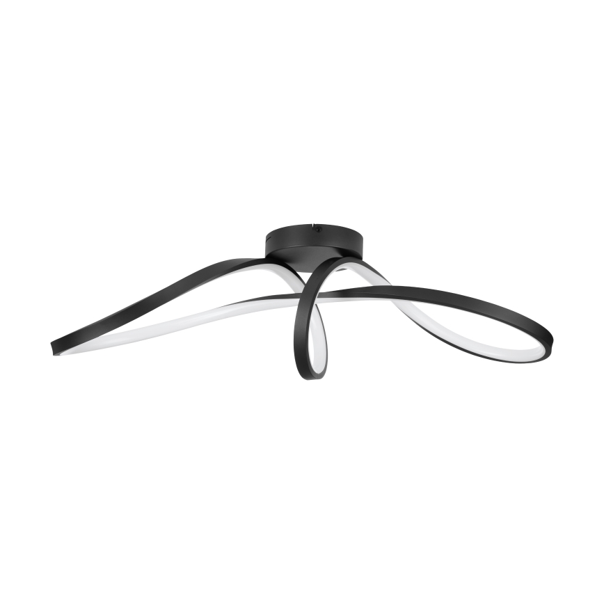 Eglo - Ściemnialna lampa sufitowa RGBW LED/22W/230V 2700-6500K czarny