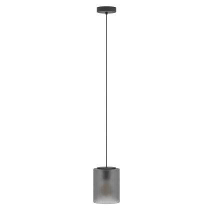 Eglo - Żyrandol na lince 1xE27/40W/230V szary