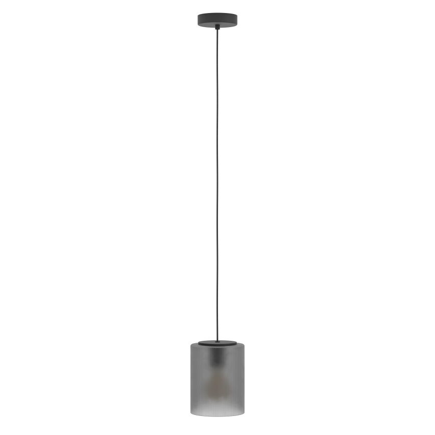 Eglo - Żyrandol na lince 1xE27/40W/230V szary