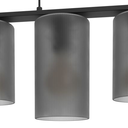 Eglo - Żyrandol na lince COLOMERA 5xE27/40W/230V szary