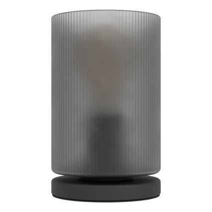 Eglo - Lampa stołowa 1xE27/40W/230V szara