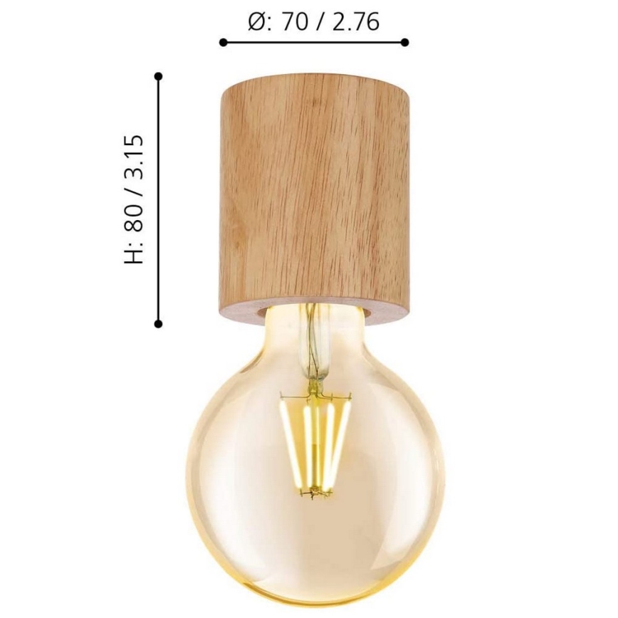 Eglo -Oprawa sufitowa 1xE27/28W/230V