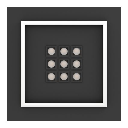 Eglo - LED Plafon ściemnialny LED/21,4W/230V 2700-6500K czarny + pilot zdalnego sterowania