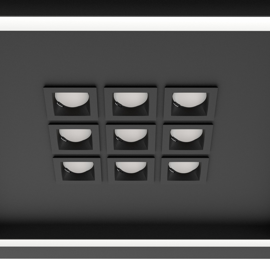 Eglo - LED Plafon ściemnialny LED/21,4W/230V 2700-6500K czarny + pilot zdalnego sterowania