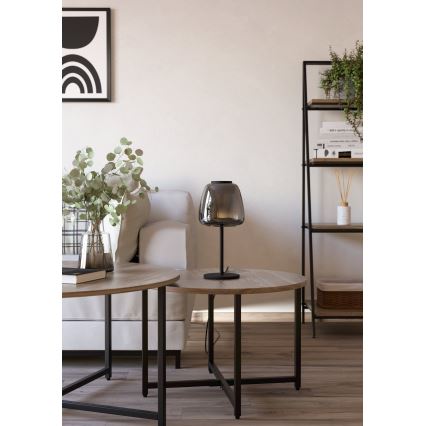 Eglo - LED RGBW Ściemnialna lampa stołowa LED/7,7W/230V 2700-6500K przydymiona