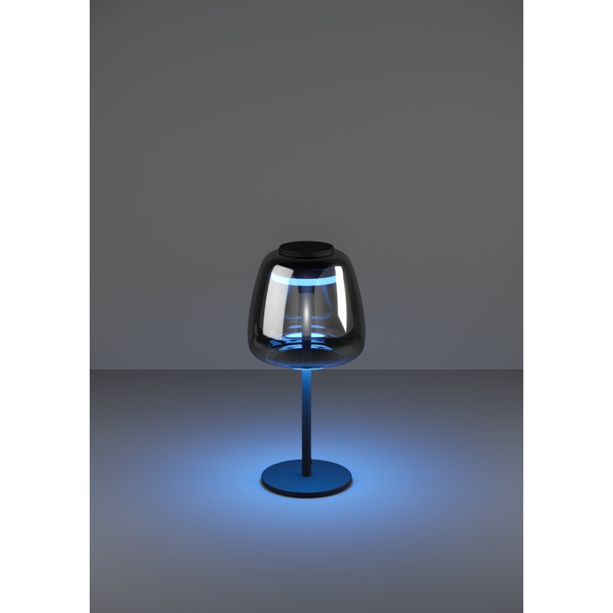 Eglo - LED RGBW Ściemnialna lampa stołowa LED/7,7W/230V 2700-6500K przydymiona