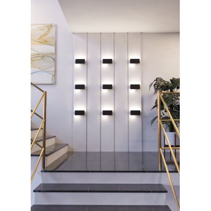 Eglo - LED Kinkiet LED/6W/230V 3000K czarny