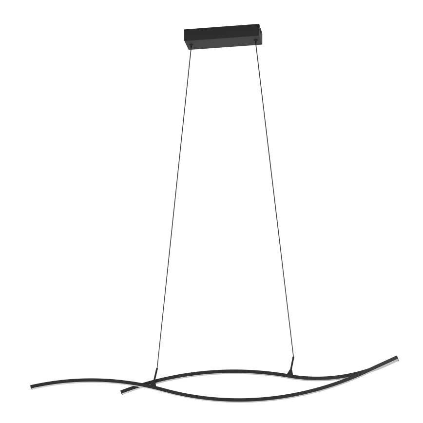 Eglo - LED Żyrandol na lince LED/20W/230V 4000K czarne