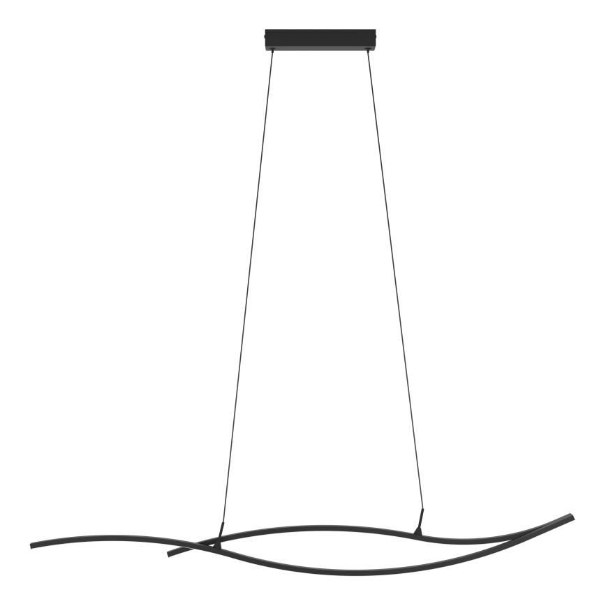 Eglo - LED Żyrandol na lince LED/20W/230V 4000K czarne